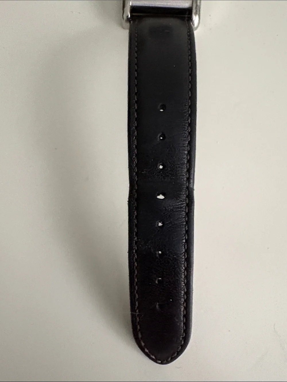 Coach W502B Swiss Quartz Watch – Black Leather Strap | Classic Rectangle Watch